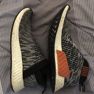 Laceless Adidas NMD snow camo